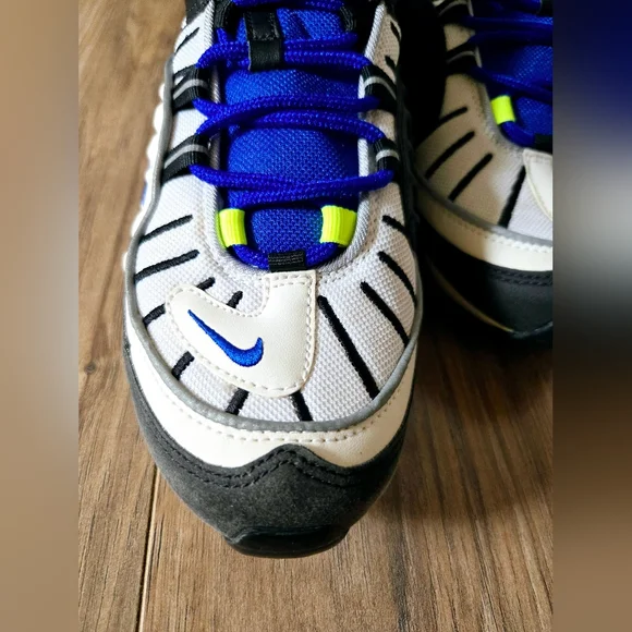 Nike Air Max 98 #640744-103 Sprite 2018 Blue White Men's Shoes Size 8.5 - Picture 4 of 15